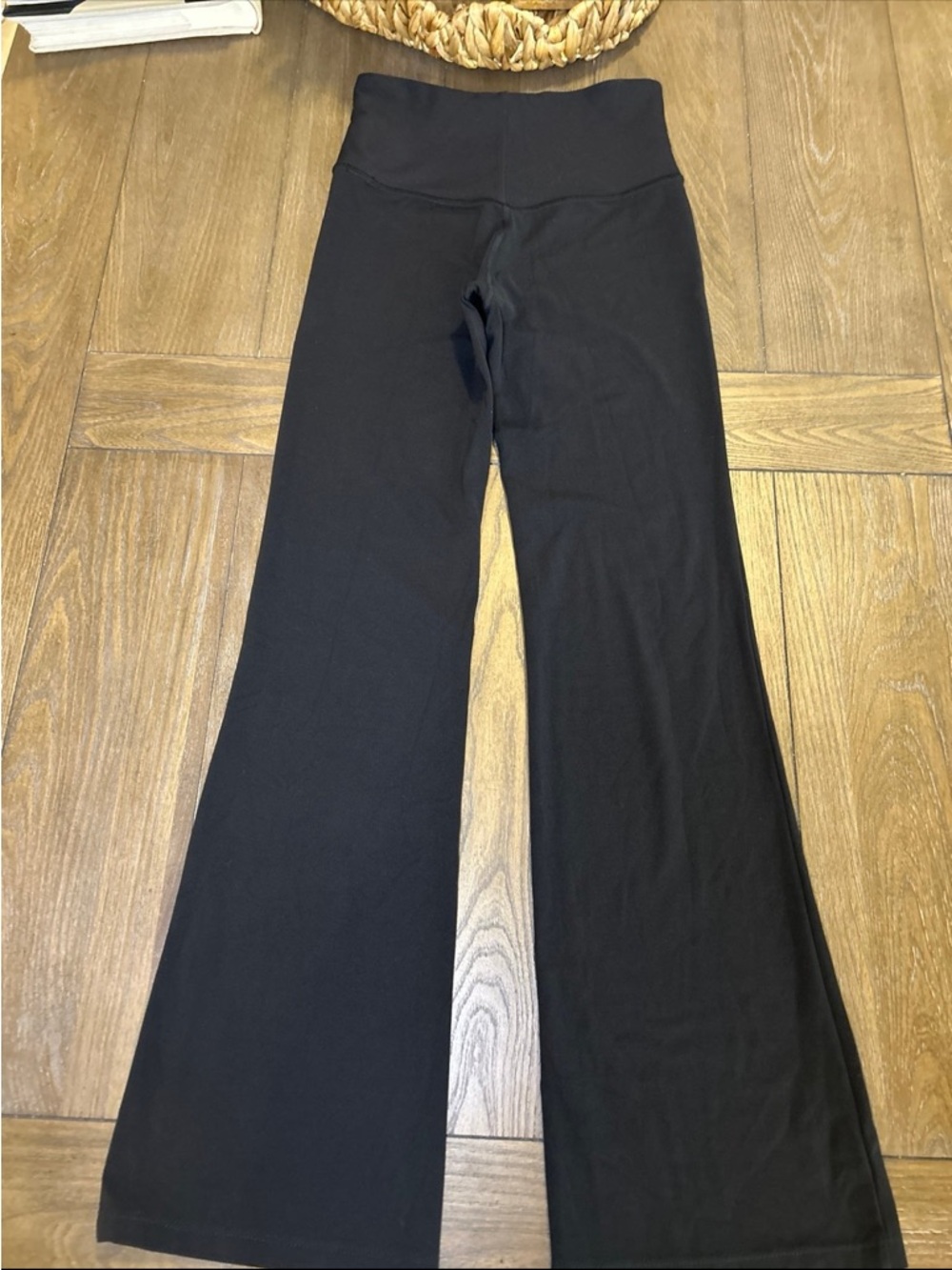 Athleta Black High-Waist Flare Leggings - Picture 7 of 9